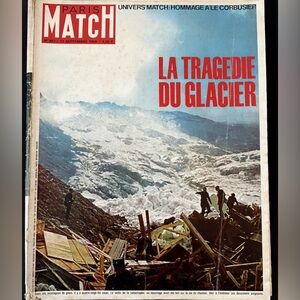 PARIS MATCH 857 Hepburn Gemini V Villard Corbusier Schweitzer Mattmark